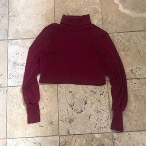 Forever 21 long sleeve crop top